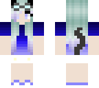 cute ombre neko girl