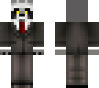 racoon on a suit