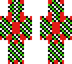 red green black white christmas