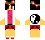 the girl with a flower crown