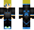 blue hoodie