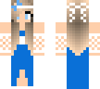 blue wedding dress