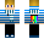 bluehoodie scarf