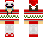christmas crying child with puppet mask