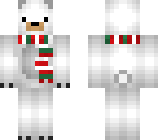 christmas polar bear