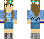 cute blue girl