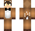 deer with bow tie