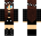 emo flower girl