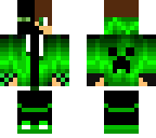 green lighting enderman
