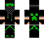 green snowboarder