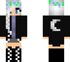 moon girl with braid