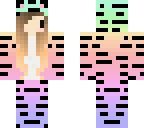 rainbow tiger onesie
