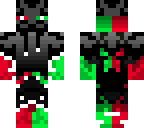 red and green enderman