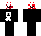 spooky scary shadowy white-faced man