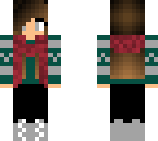 winter christmas scarf girl