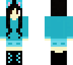 blue cat girl