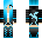blue dragongirl