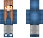 blue hoodie