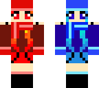 blue red 