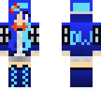 blue tardis girl