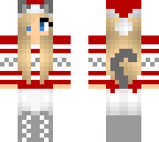 chrismas cat girl