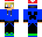 christmas blond boy
