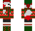 christmas elf with hat and scarf