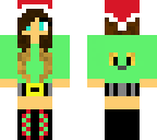 christmas owl girl