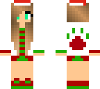 christmas puppy girl lady thing