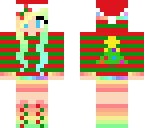 christmas rainbow hoodie skin
