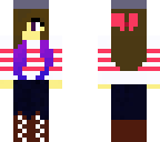 cute and casual girl skin
