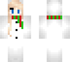 edited girl snowman