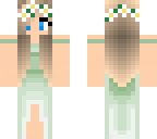 green dress