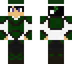 green dyed armor boy christmas