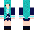 ldshadowlady chibi with aqua hair