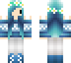 pale blue chibi christmas
