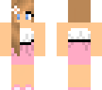 pink dress girl