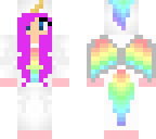 pink haired unicorn