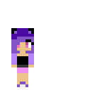 purple cute cat