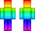 rainbow dude no face