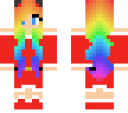 rainbow girl christmas