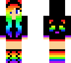 rainbow panda hoodie
