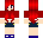 red hair christmas girl