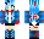 toy bonnie girl with blood