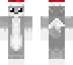 wolf with santa hat