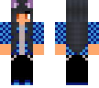 aphmau checkered blue and light blue