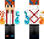 blue and red fire