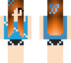 blue bow girl 