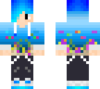 blue emo boy