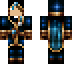 blue mage with face